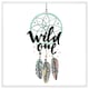 image 1 of Cute print in boho style (Picutre Frame) White | S
