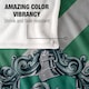 image 3 of Harry Potter Slytherin Striped Blanket - Multicoloured - One Size