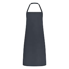 Brand Lab Unisex Adult Classic Bibbed Apron | Black | Charcoal | One Size | 1