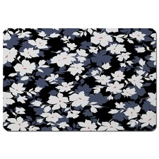 White, Black & Purple Flowers (Placemat)