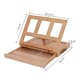 image 2 of Desktop Art Beech Wood Painting Stand Display Easel with Storage 34.5 x 26 x 6.5cm