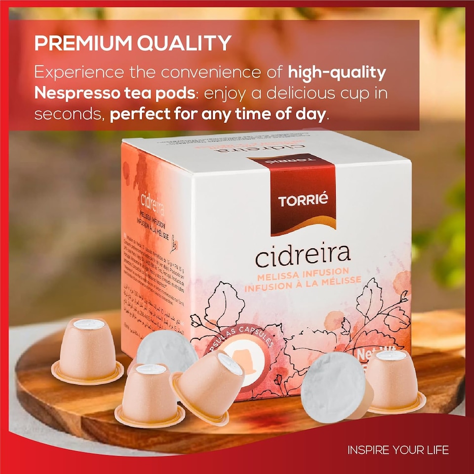 image 1 of Lemon Balm Tea Nespresso Compatible Coffee Machine Capsules (120 Pods)