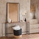 image 4 of SoBuy FSB19-N,Industrial Slim Console Table | Brown | Natural | 1