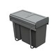 image 1 of FittingsCo, Heron Under Counter Waste Bin 30 L (1x20L + 1x10L) Base Mounted for 300mm Cabinet