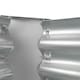 image 5 of Harbour Housewares Rectangle Galvanised Steel Raised Garden Beds - 180cm x 90cm - Silver - Pack of 2 | Silver | Silver