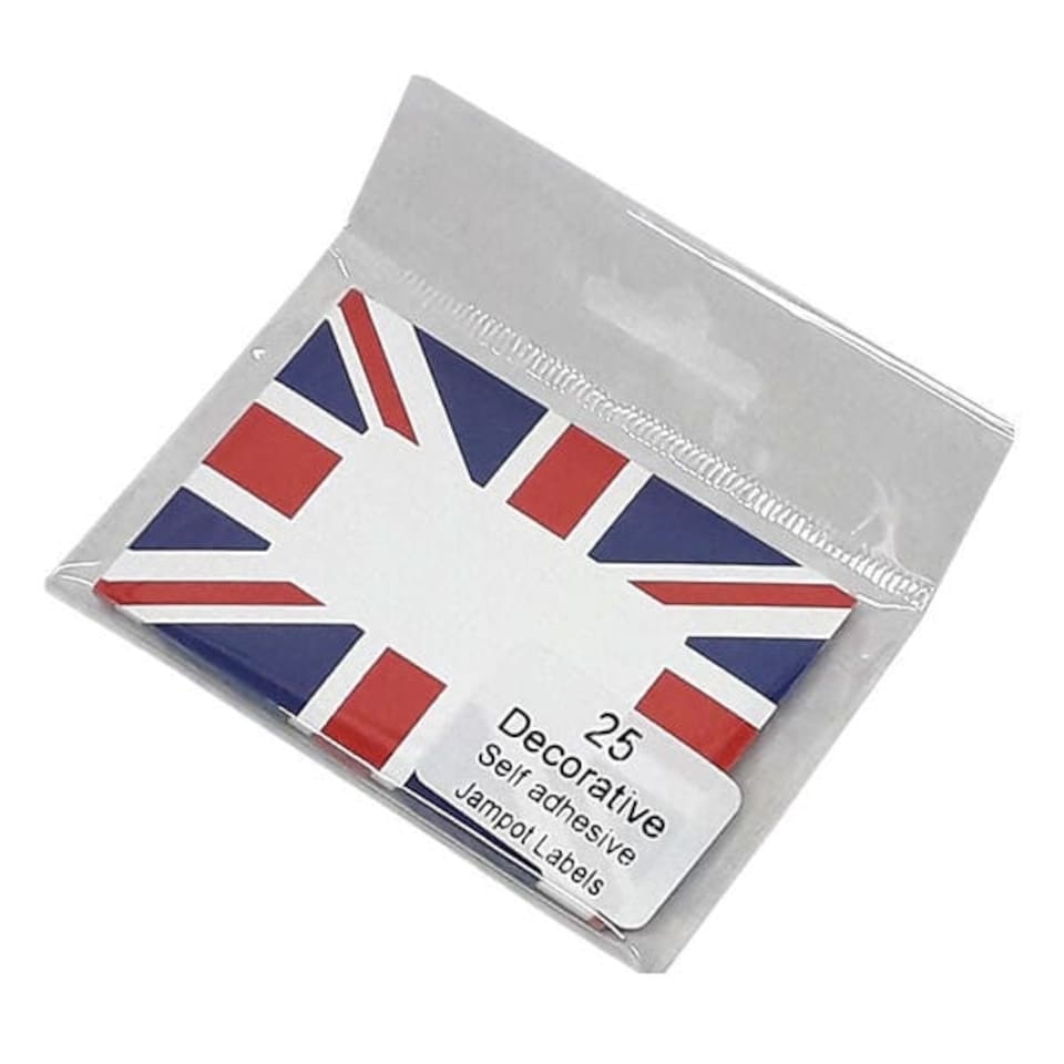 NJ Products Union Jack Jampot Labels
