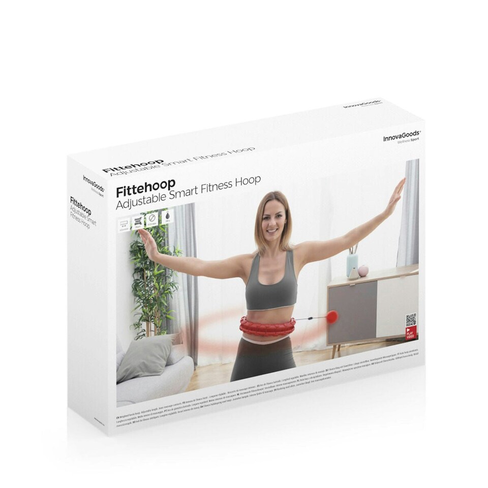 image 1 of Adjustable Smart Fitness Hoop with Weight Fittehoop InnovaGoods