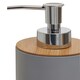 image 4 of Interiors by Premier 300ml Grey Lotion Pump With Natural Texture, Dispenser For Soap or Moisturiser, Hand Lotion Pump Dispenser