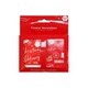 image 1 of Pack of 10 Santa Claus Christmas Red Gift Tags & Sticker Sheets
