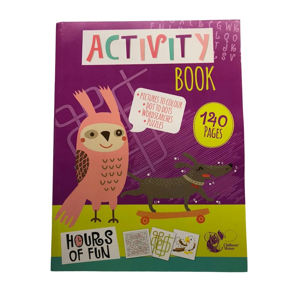 image 1 of 140 Pages Activity Book by Chiltern Stationery