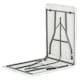 image 7 of Harbour Housewares Folding Camping Picnic Tables - 180cm (6ft) - White - Pack of 2