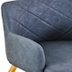 image 4 of Interiors By Premier Dark Grey Angular Dining Chair, Gold Finish Lounge Chair, Luxe Kitchen Chair, Livingroom Chair, Accent Chair Grey
