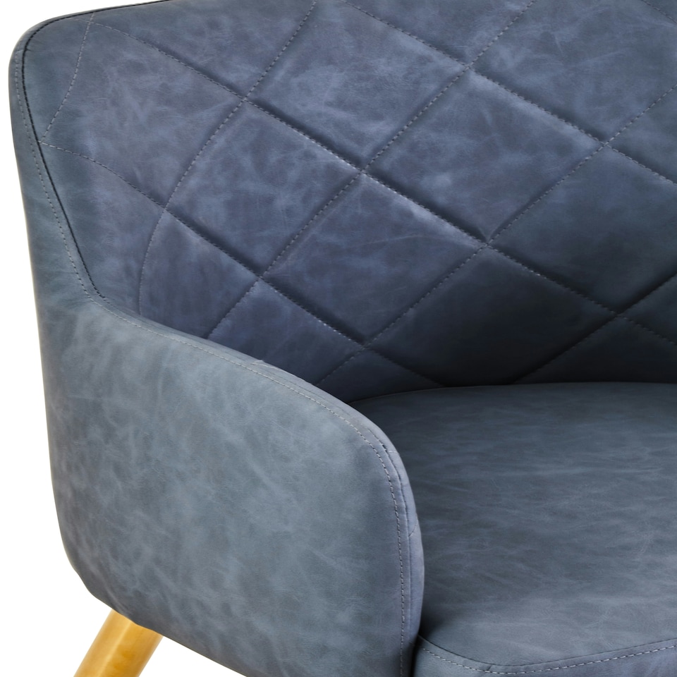 image 1 of Interiors By Premier Dark Grey Angular Dining Chair, Gold Finish Lounge Chair, Luxe Kitchen Chair, Livingroom Chair, Accent Chair Grey