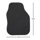 image 2 of Recycled Tyre Universal Car Mat - 2pc Front Set