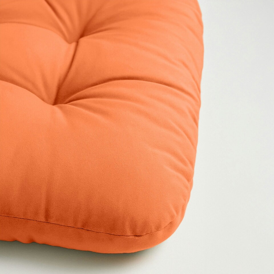 image 1 of Homescapes Burnt Orange Round Egg Chair Swing Cushion