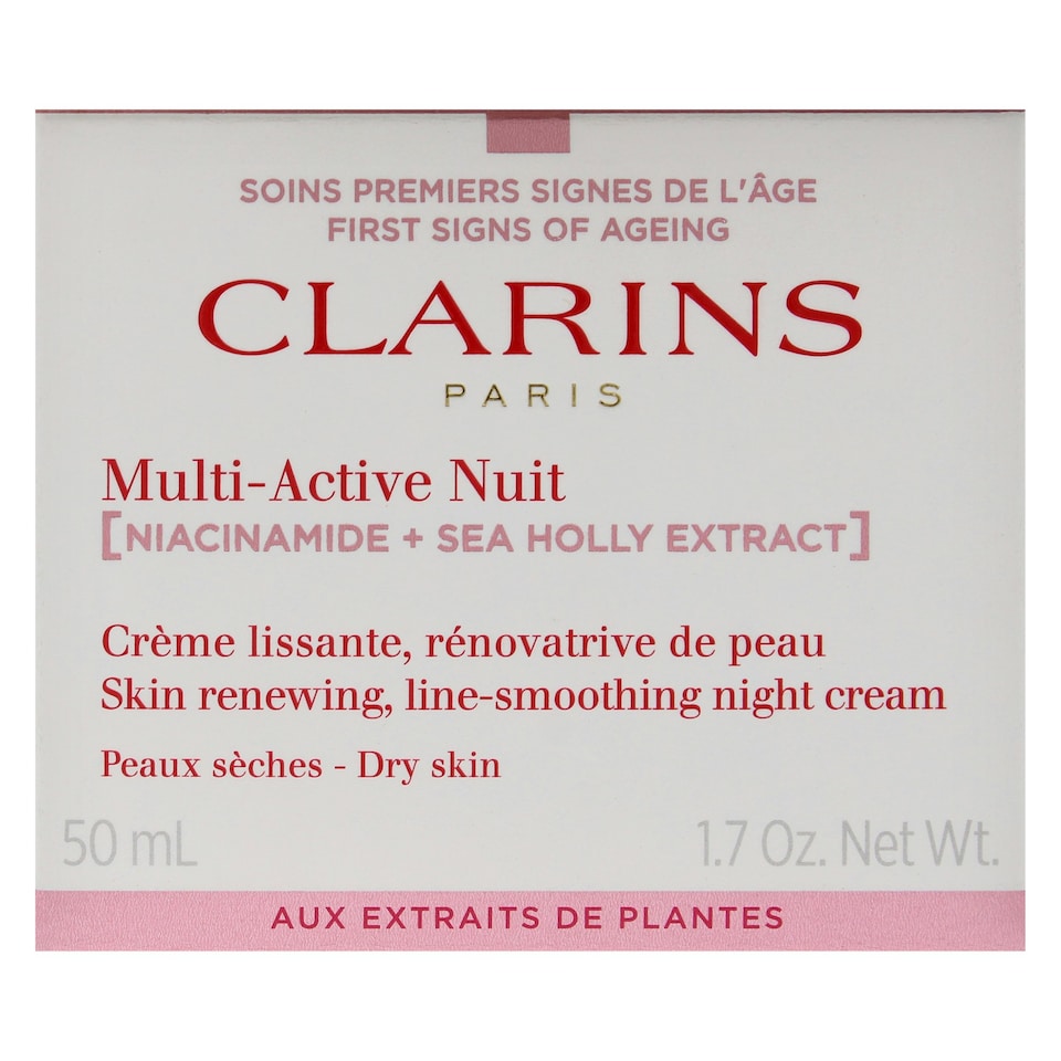 image 1 of Multi-Active Night Cream - Normal to Dry Skin by Clarins for Unisex - 1.7 oz Cream