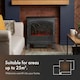 image 2 of VonHaus Electric Stove Heater 1850W