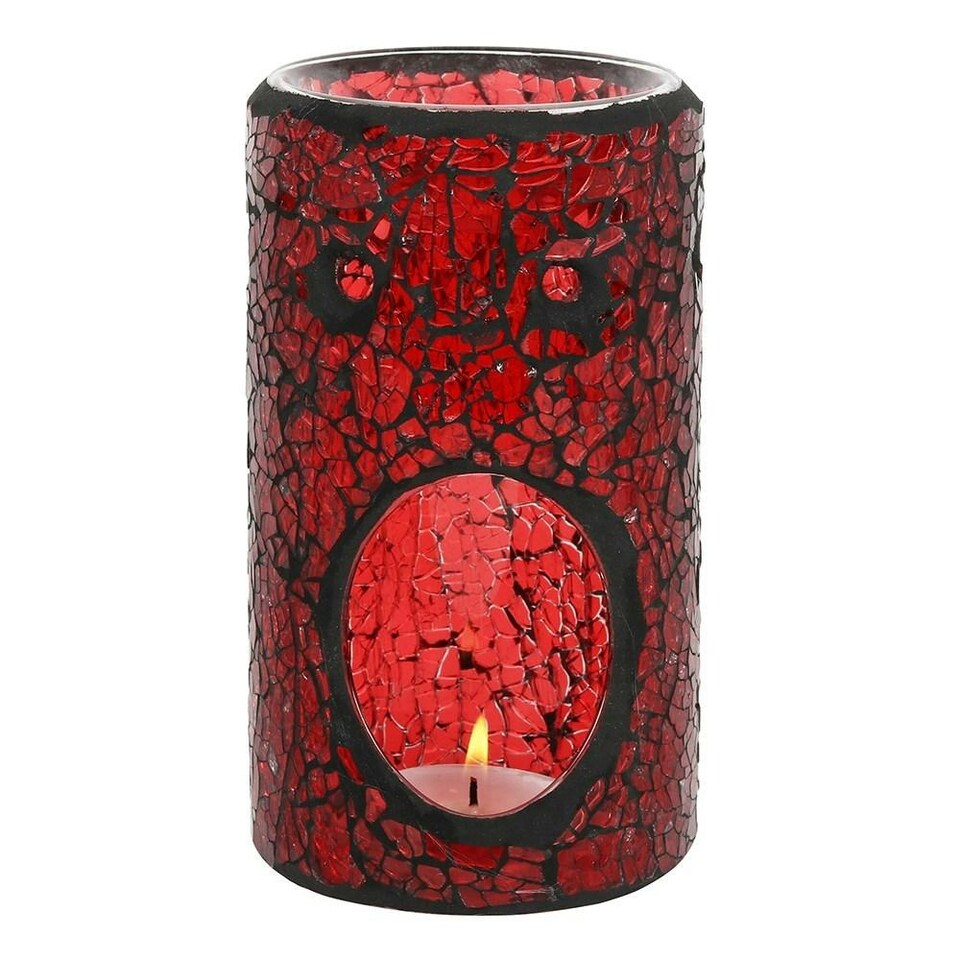 image 1 of Something Different Pillar Oil Burner - Red - One Size