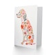 image 2 of Greeting Card Labrador Dog Lover Bright Floral Pattern Portrait