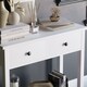 image 2 of Vida Designs Windsor 2 Drawer Console Table With Shelf, White