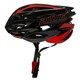 image 5 of AWE AWESpeed In Mould Mens Road Bike Helmet 55-58cm Black/Red/Carbon Crash Guarantee* Red | M
