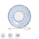 image 6 of Nicola Spring Hand-Printed Sauce Dishes - 10cm - Navy - Pack of 3 | Blue | Blue