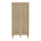 image 2 of Calasetta 2 Door Display Cabinet in Rattan