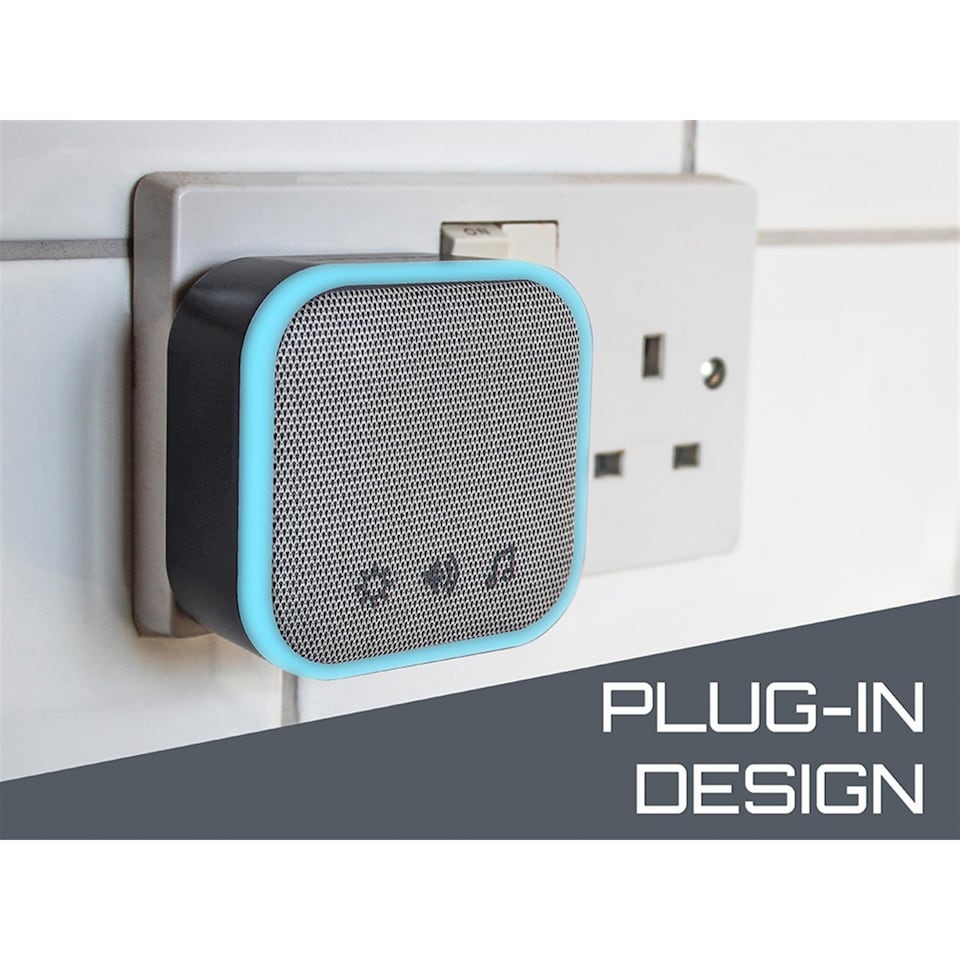 image 1 of Uni-com Plug-in Door Chime (UK Plug) | Multi | Multi Colour | Black | 1