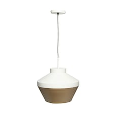 BHS Lexi Ceiling Pendant | Gold | Ivory and Brass | 1