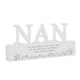 image 6 of Personalised Floral Wooden Nan Ornament