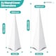 image 2 of 3-Side DJ Speaker Stand Cover with Loop - White, Pack of 1