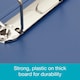 image 4 of Elba Panorama A4 Presentation Binder 25mm 4 D Ring Black Pack of 6 400008414