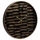 image 5 of Interiors by Premier Modern Black and Gold Wall Clock, Agate Effect Glass Clock With Artistic Brushstroke Dial, Wall Clock