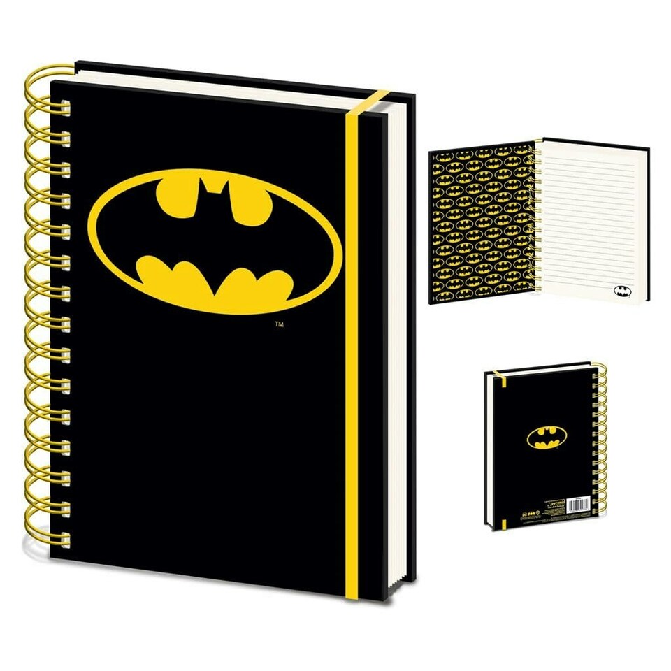 BATMAN (CORE) A5 WIRO NOTEBOOK - STATIONERY RANGE - SR74384