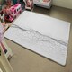 image 4 of futuristic digital landscape (Rug) White | Large: 140x200cm