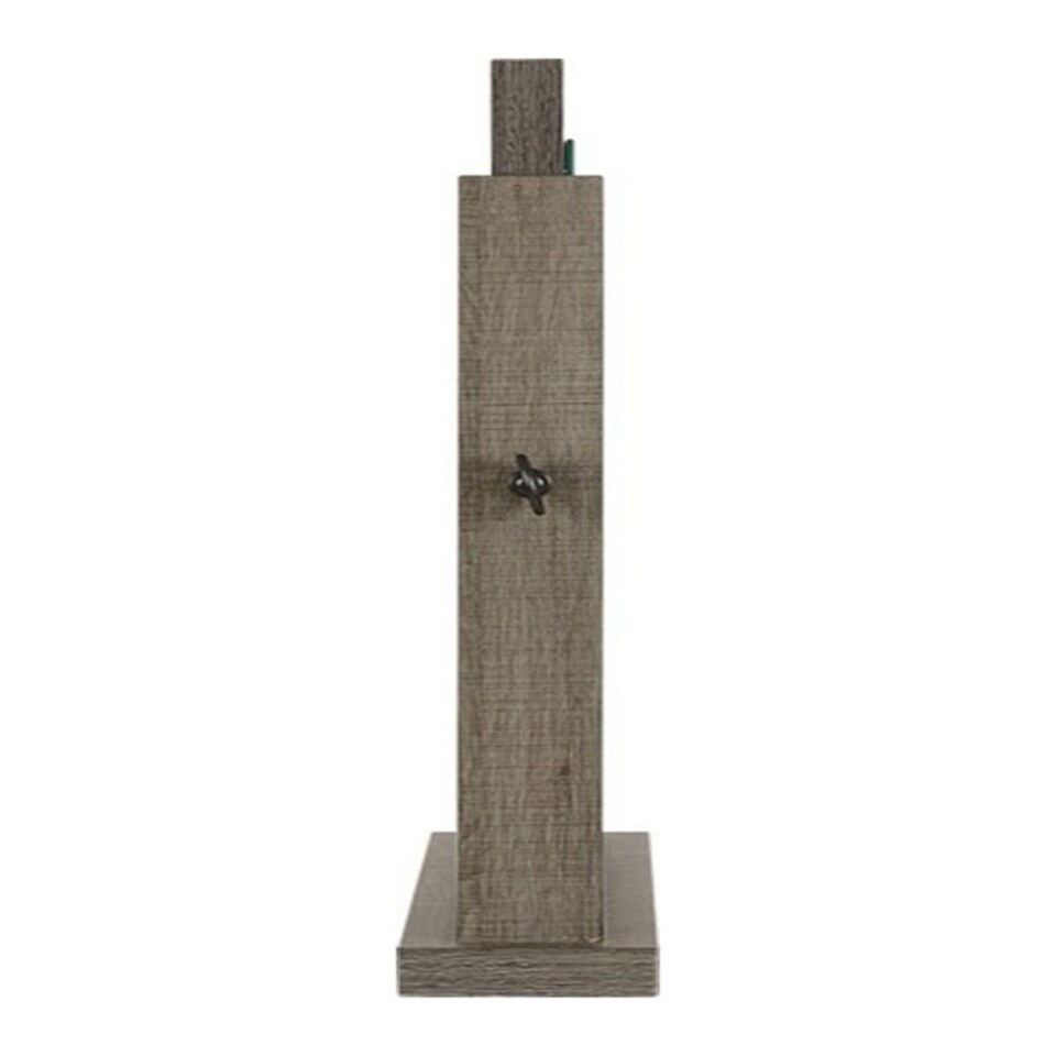 image 1 of Lisbon Dressing Table Mirror - L9 x W44 x H48.5 cm - Black Wood Grain Black