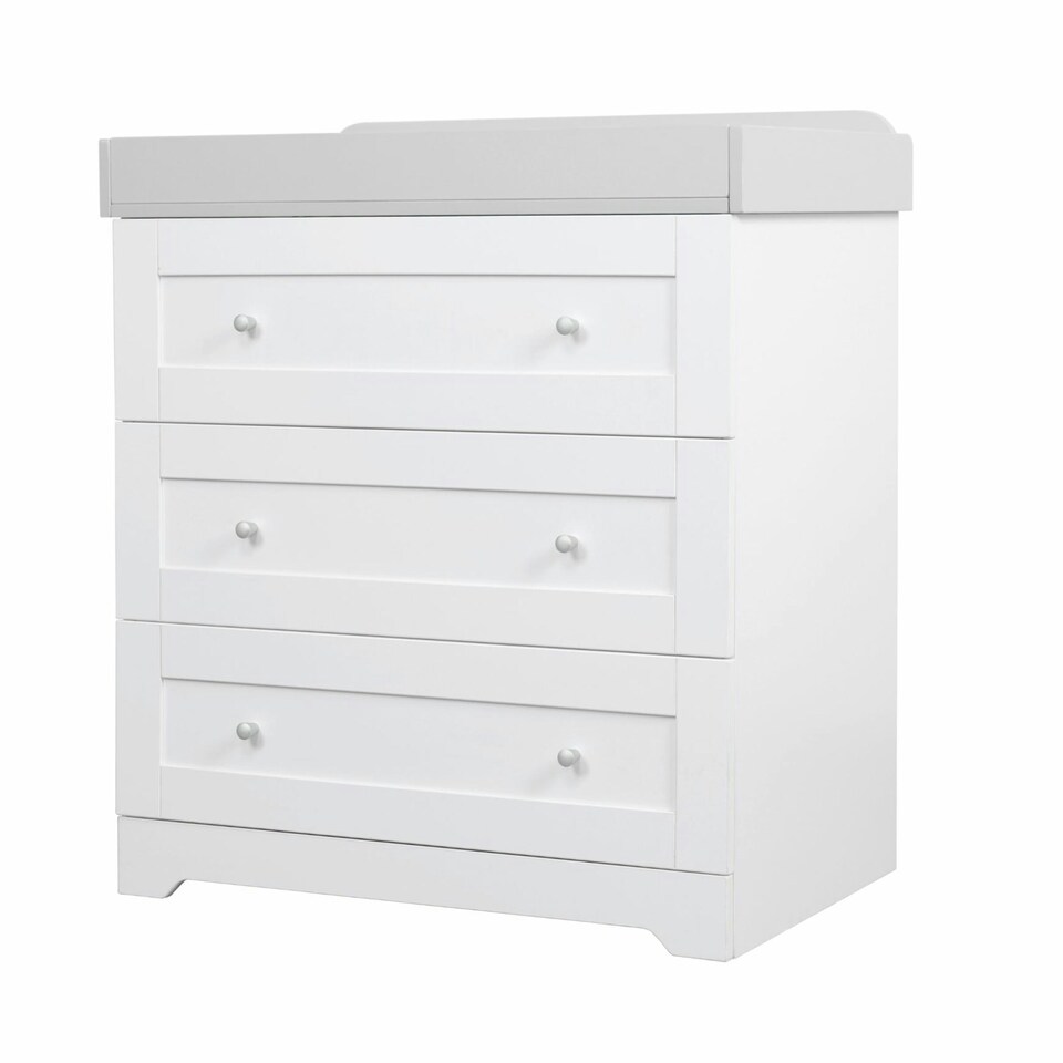 image 1 of Tutti Bambini Rio Chest Changer - White/Dove Grey