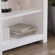 image 4 of Vida Designs Arlington 3 Tier Bookcase Shaker Style Display Storage, White & Oak