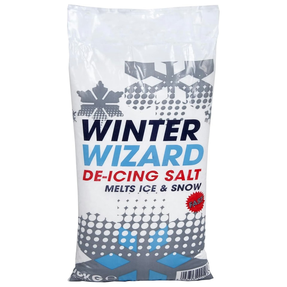 image 1 of 1 x 10kg White Grit De-Icing Winter Rock Salt Ideal for Roads, Driveways & Paths