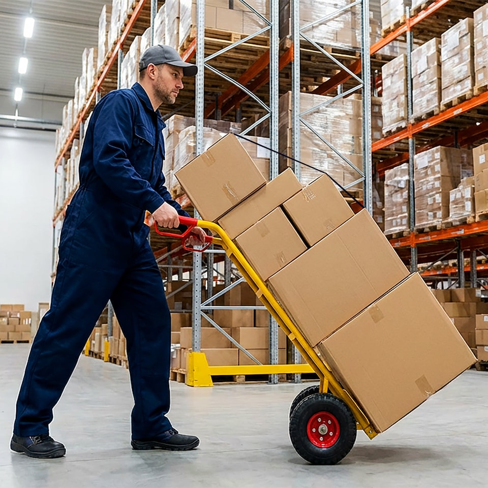 image 1 of Wolf Sack Trolley, Heavy Duty Folding, Warehouse & Home Load Moving, 200kg Capacity