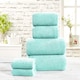 image 2 of Waffle Pure Cotton Hand Towels Super Soft and Absorbant Blue | Duck Egg | Hand towel