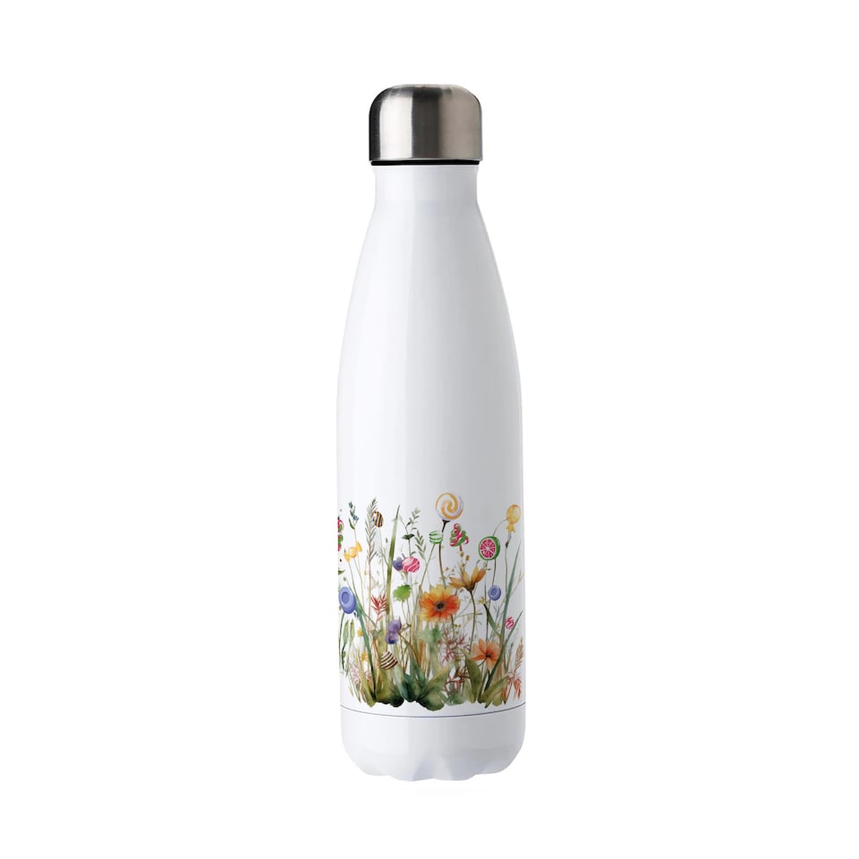 image 1 of Candy Garden Reusable Metal Water Bottle