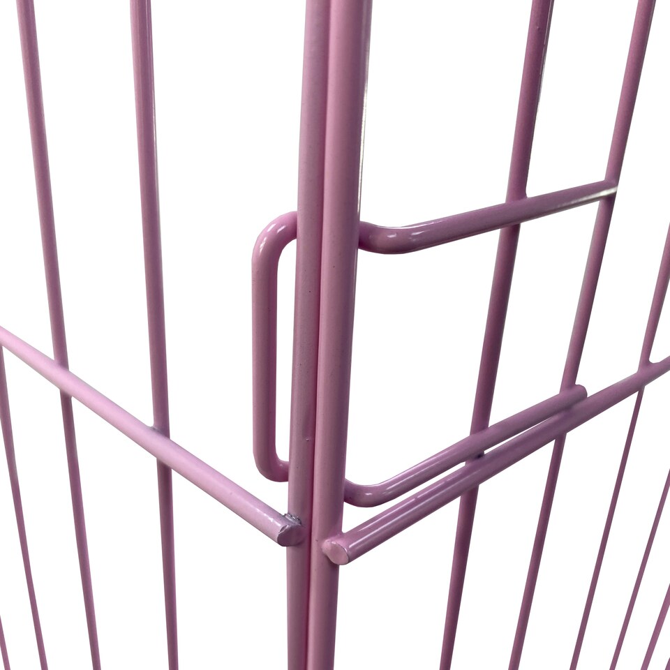 image 1 of Hugglepets Dog Cage Crate with Metal Tray Blue | S