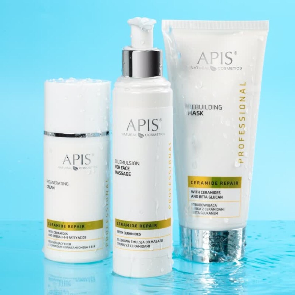 image 1 of Apis Professional Ceramide Repair Regenerating Cream with Ceramides and Omega 3,6,9 Fatty Acids 100ml