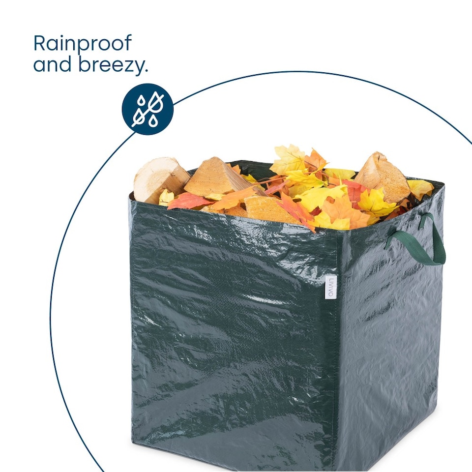 image 1 of 2pc Reusable 82L Garden Waste Bags