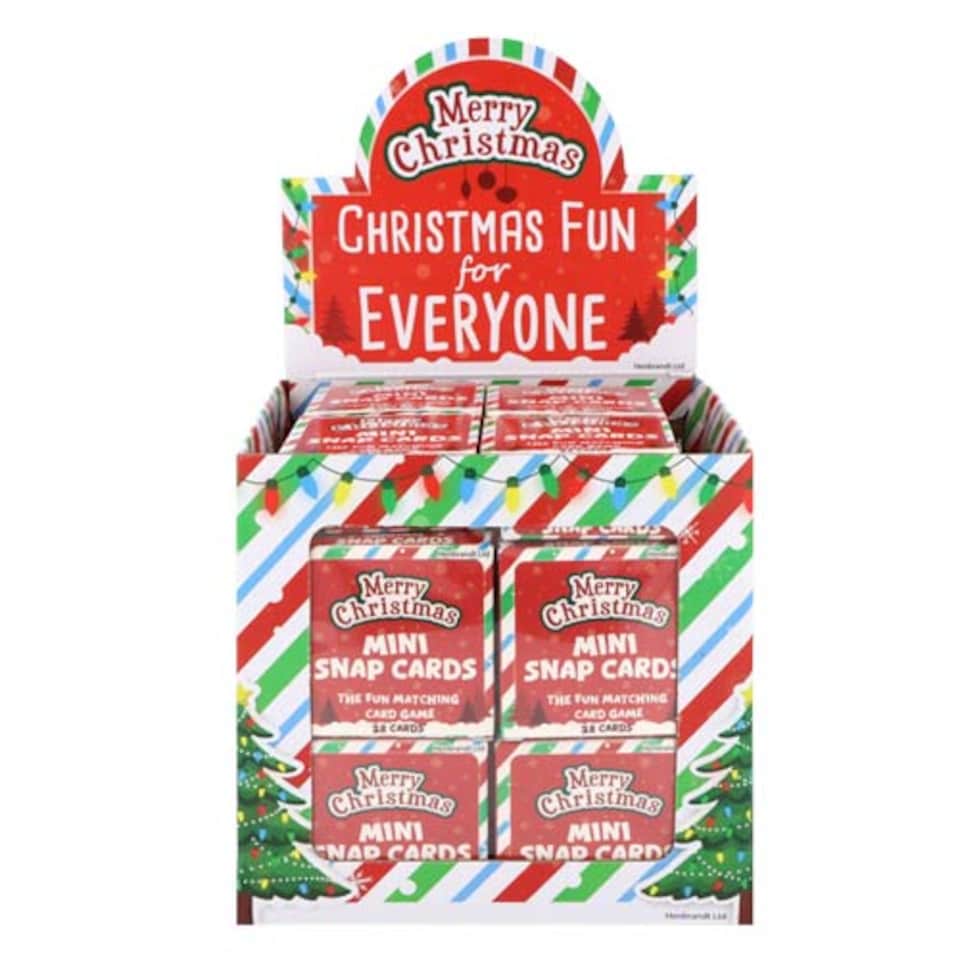 Christmas Character Mini Snap Cards - Pack of 64