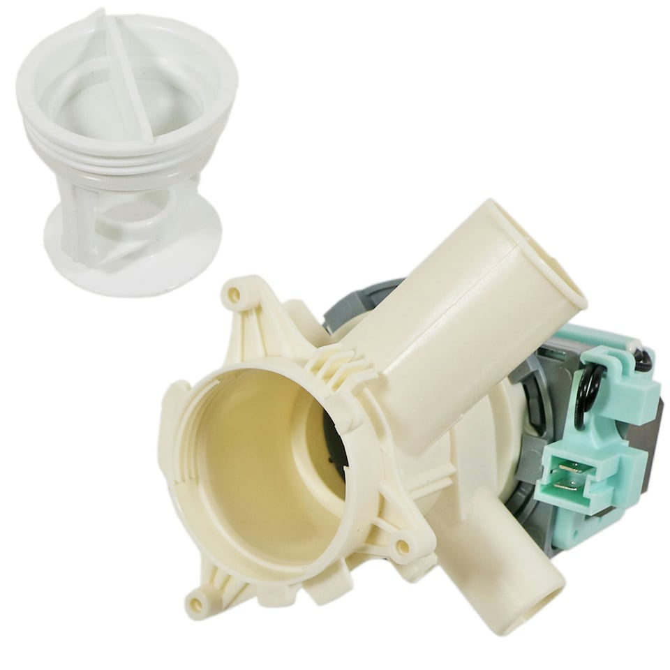 image 1 of SPARES2GO Drain Pump for Blomberg Washing Machine BWG LBF LWF WAF Series 2880402000
