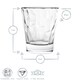 image 3 of Bormioli Rocco Diamond Shot Glasses - 80ml - Pack of 6 | Clear | Clear