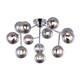 image 4 of Dallas Semi Flush Ceiling Lamp Chrome, 12 Light, G9