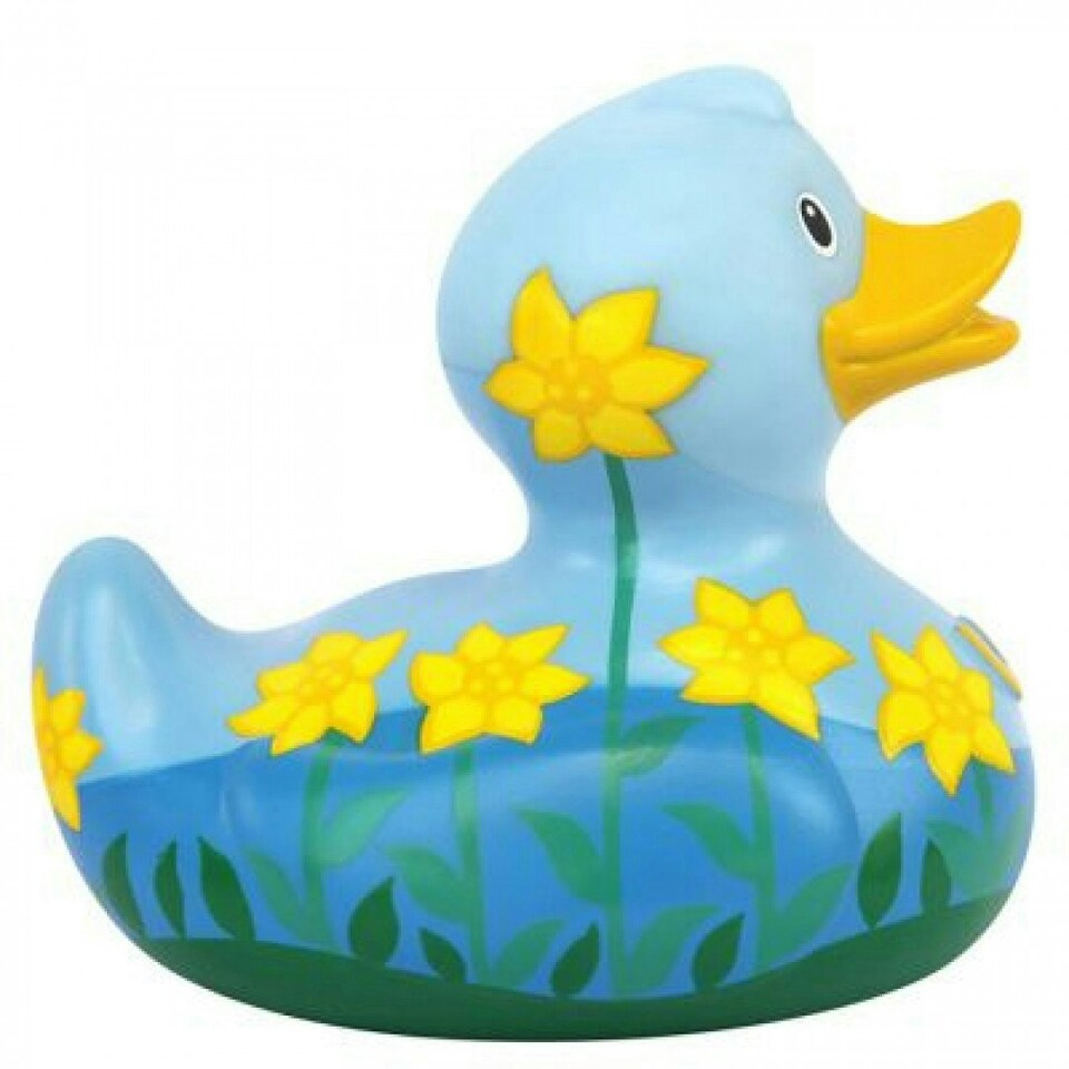 image 1 of Bud Ducks Luxury Rubber Duck Daffodil